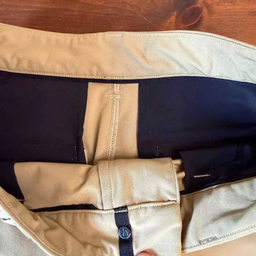 Lululemon Commission Relaxed-Fit Chino Khaki Shorts Beige 11